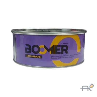 Шпатлёвка BOOMER с микростекловолокном 1 кг 1030/1